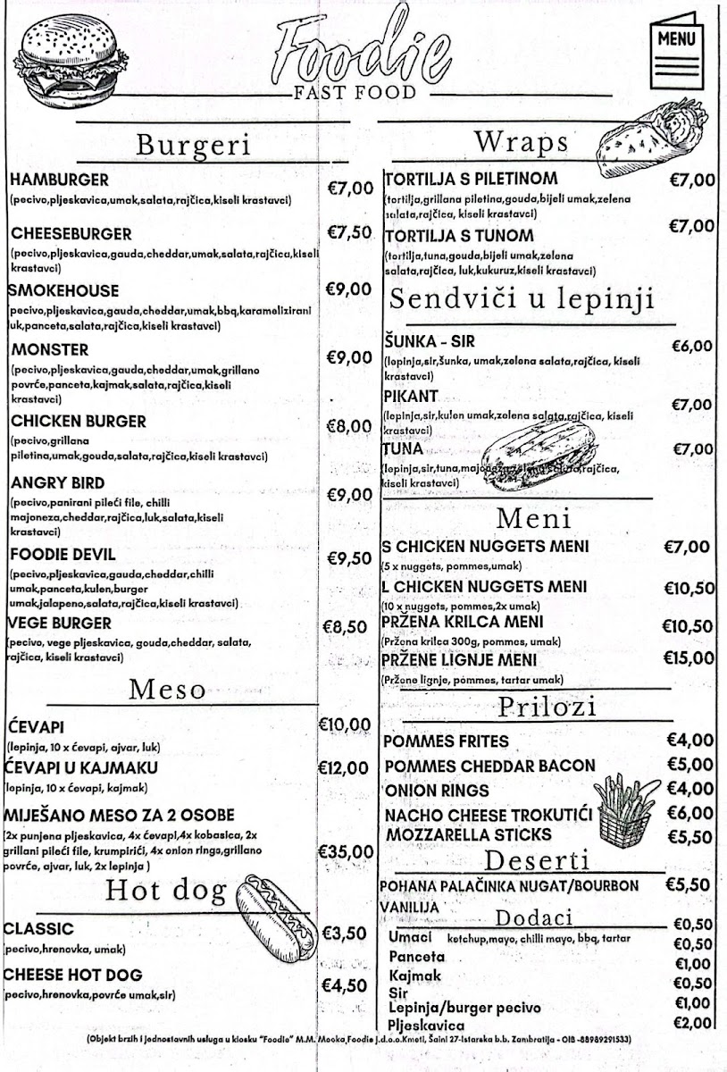 Menu Fast Food Foodie-1